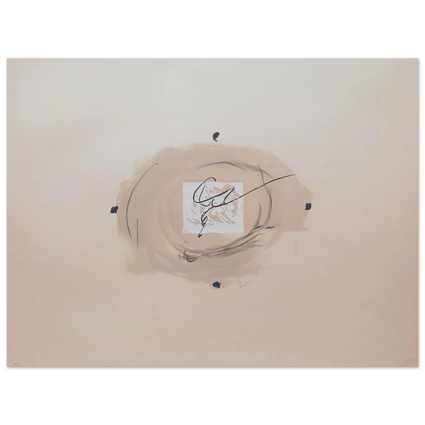 Antoni Tapies - NOCTURN MATINAL 1970 Fine Art Poster - Default Title