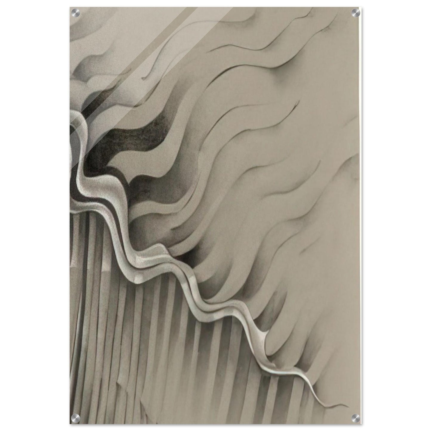 UNTITLED 1985 - Lee Bontecou Acrylic Print - 70x100 cm / 28x40″ inches