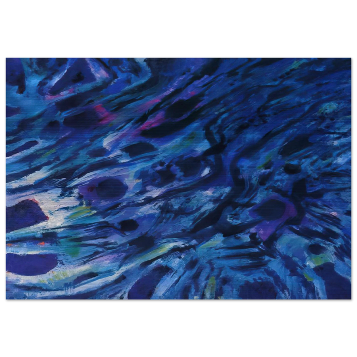 Eaux vives - 1979 - Alfred Manessier Brushed Aluminum Print - 70x100 cm / 28x40 inches | Alfred Manessier Aluminum Print | Alfred Manessier Prints