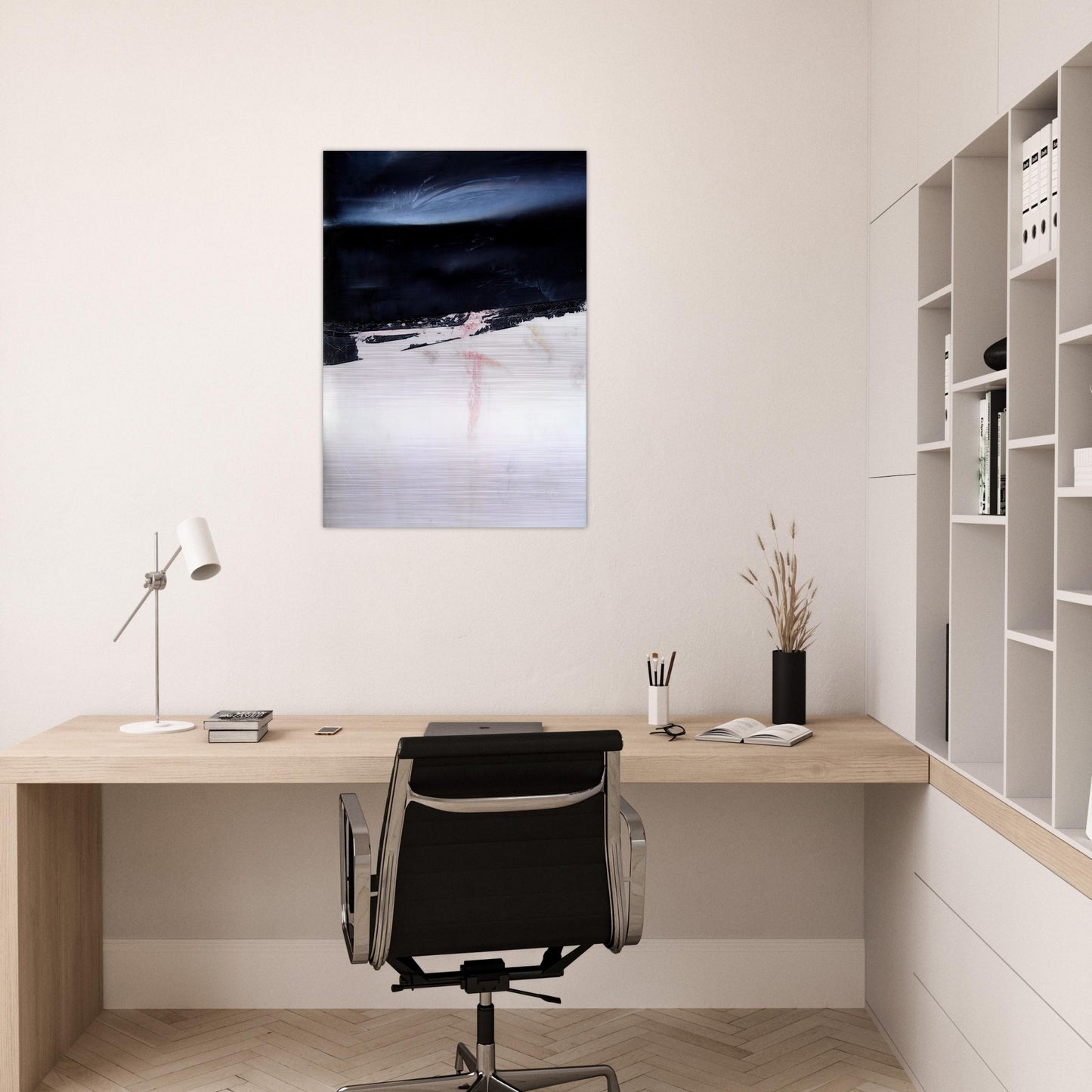 Orage - Art Informel - Nicolas de Stael Brushed Aluminum Print - 70x100 cm / 28x40 inches | Nicolas de Stael Aluminum Print | Nicolas de Stael Prints