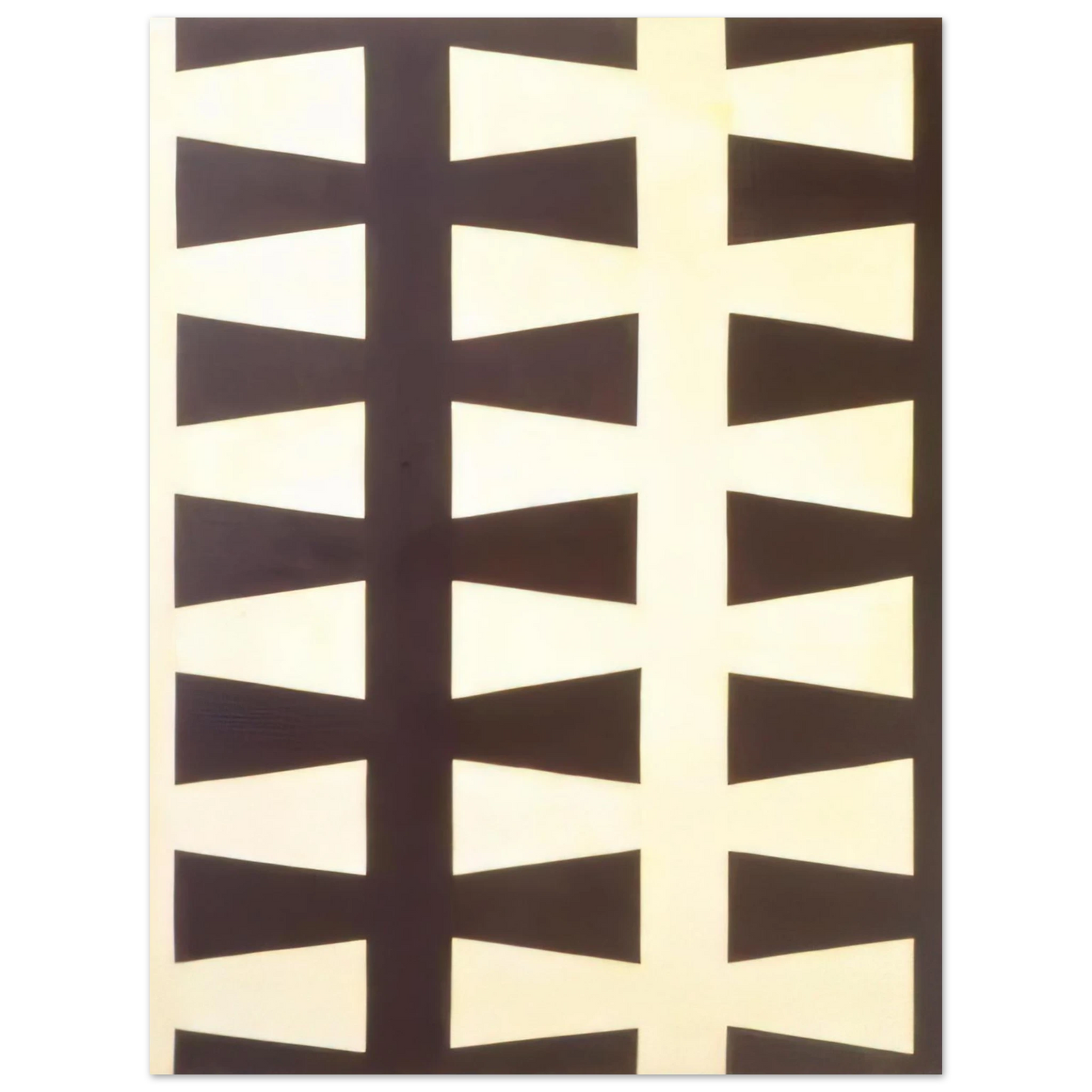 Leon Polk Smith - Black and White Repeat - 1953 Fine Art Poster - Default Title