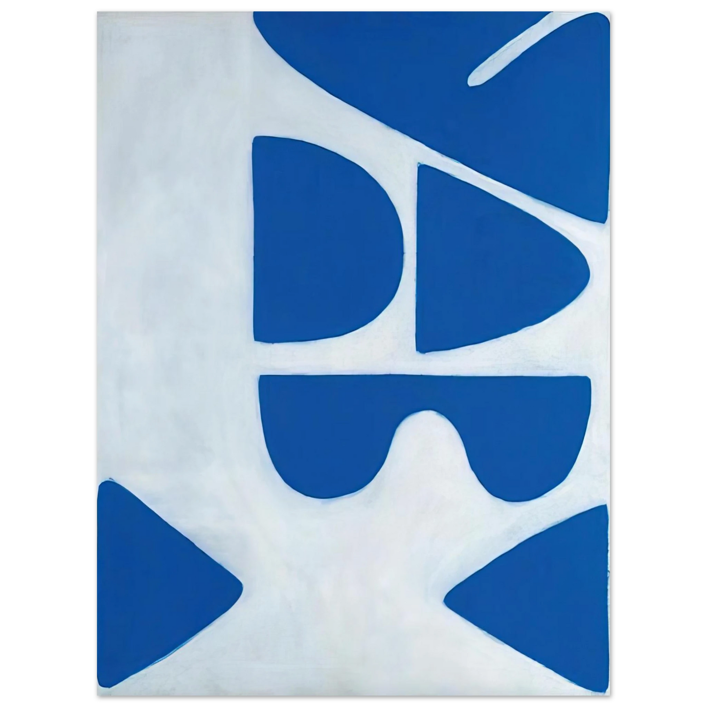 William Scott - Berlin Blues 6 - 1966 Fine Art Poster - Default Title