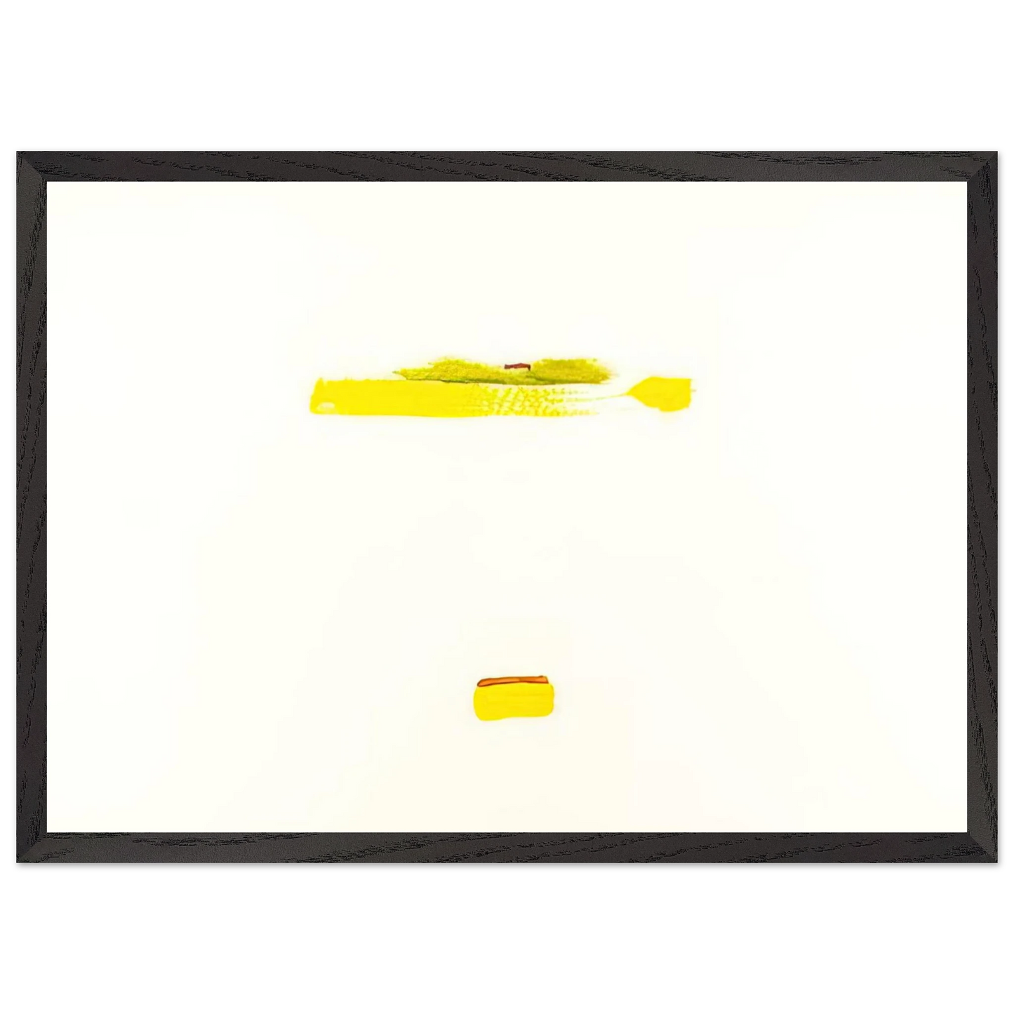 Helen Frankenthaler - New York III - 1972 Wall art - 50x70 cm / 20x28 inches - Premium Wooden Framed Poster With Fine Art Paper - Black frame