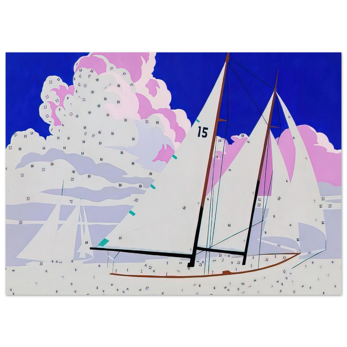 Andy Warhol - Do It Yourself Sailboats Fine Art Poster