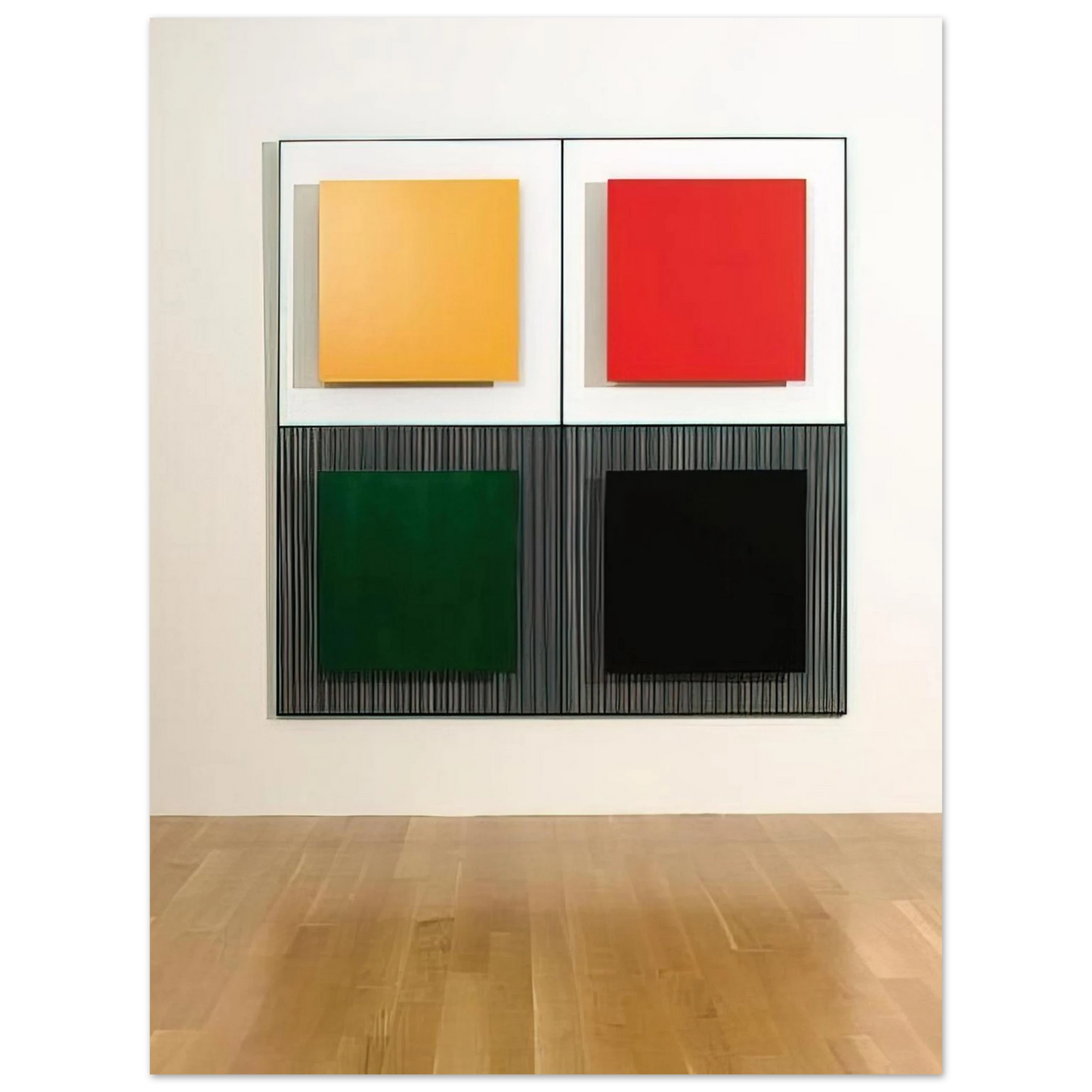 Jesus Rafael Soto - MARICHE 2 1997 Fine Art Poster - Default Title