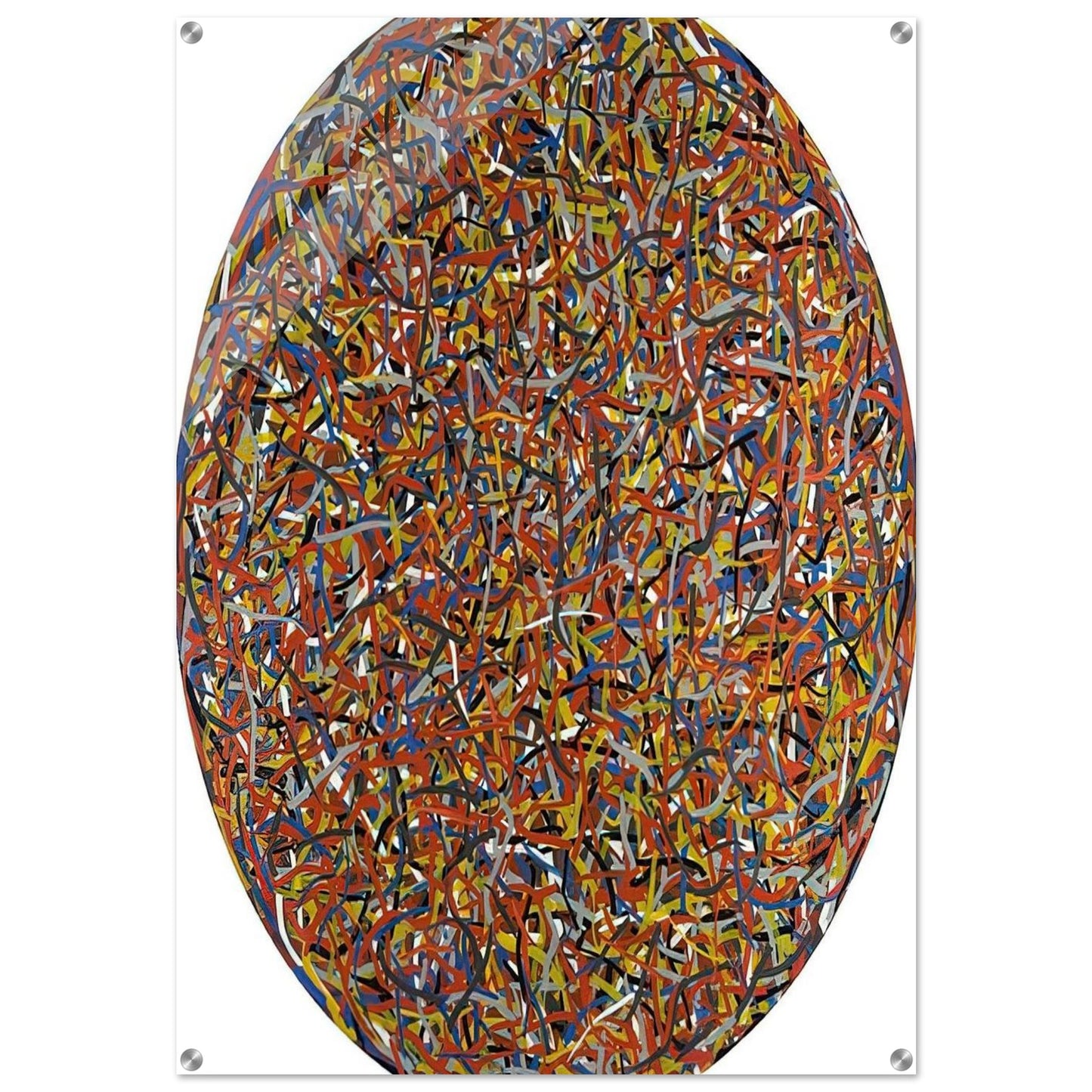 Lines in All Directions - Sol LeWitt Acrylic Print - 70x100 cm / 28x40″ inches