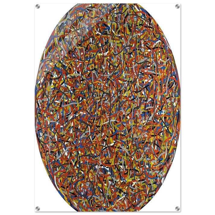 Lines in All Directions - Sol LeWitt Acrylic Print - 70x100 cm / 28x40″ inches