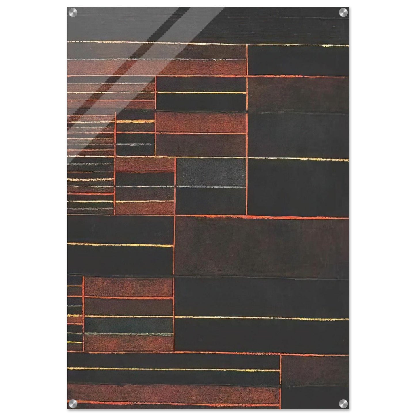 IN THE CURRENT SIX THRESHOLDS 1929 - Paul Klee Acrylic Print - 70x100 cm / 28x40″ inches