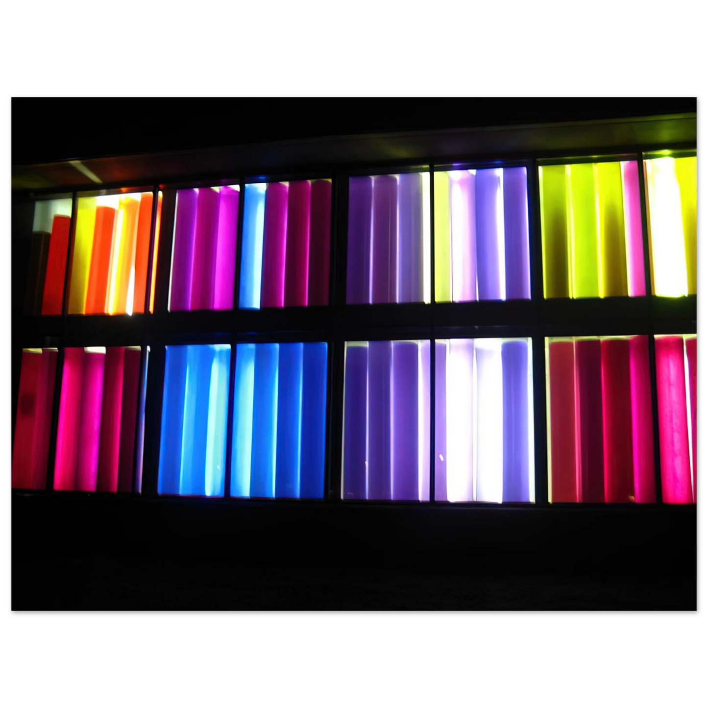 Gene Davis - Sun Sonata - 1983 Williamsburg, Virginia, United States Fine Art Poster - Default Title