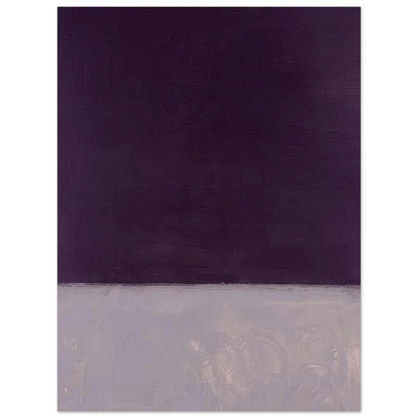 Mark Rothko - Untitled Black and Gray - 1970 Wall Art - 60x80 cm / 24x32 inches - Premium Wooden Framed Poster With Fine Art Paper-canvas - Wood frame