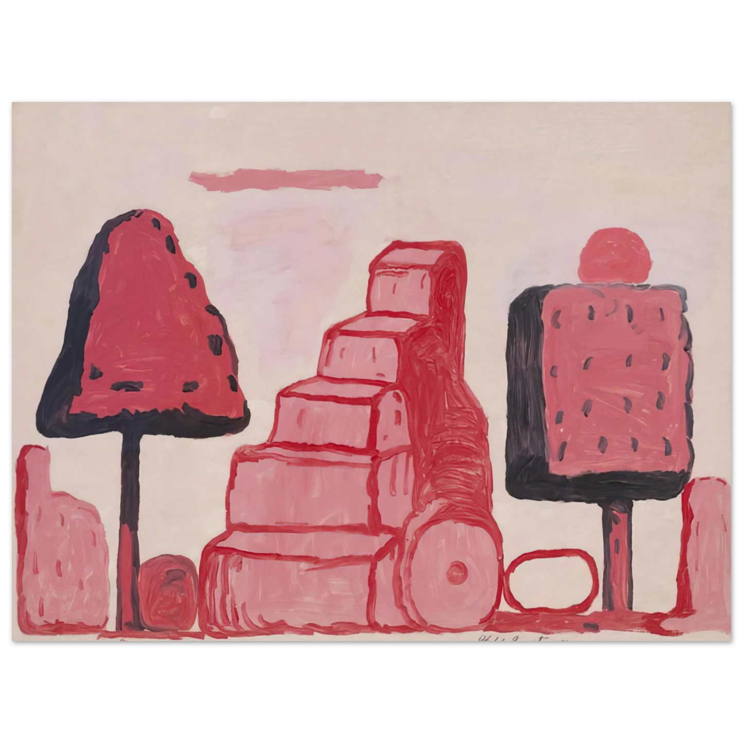Philip Guston - BOX TREE ROME Fine Art Poster - Default Title