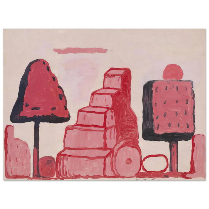 Philip Guston - BOX TREE ROME 75x100 cm / 30x40inches Fine Art Poster