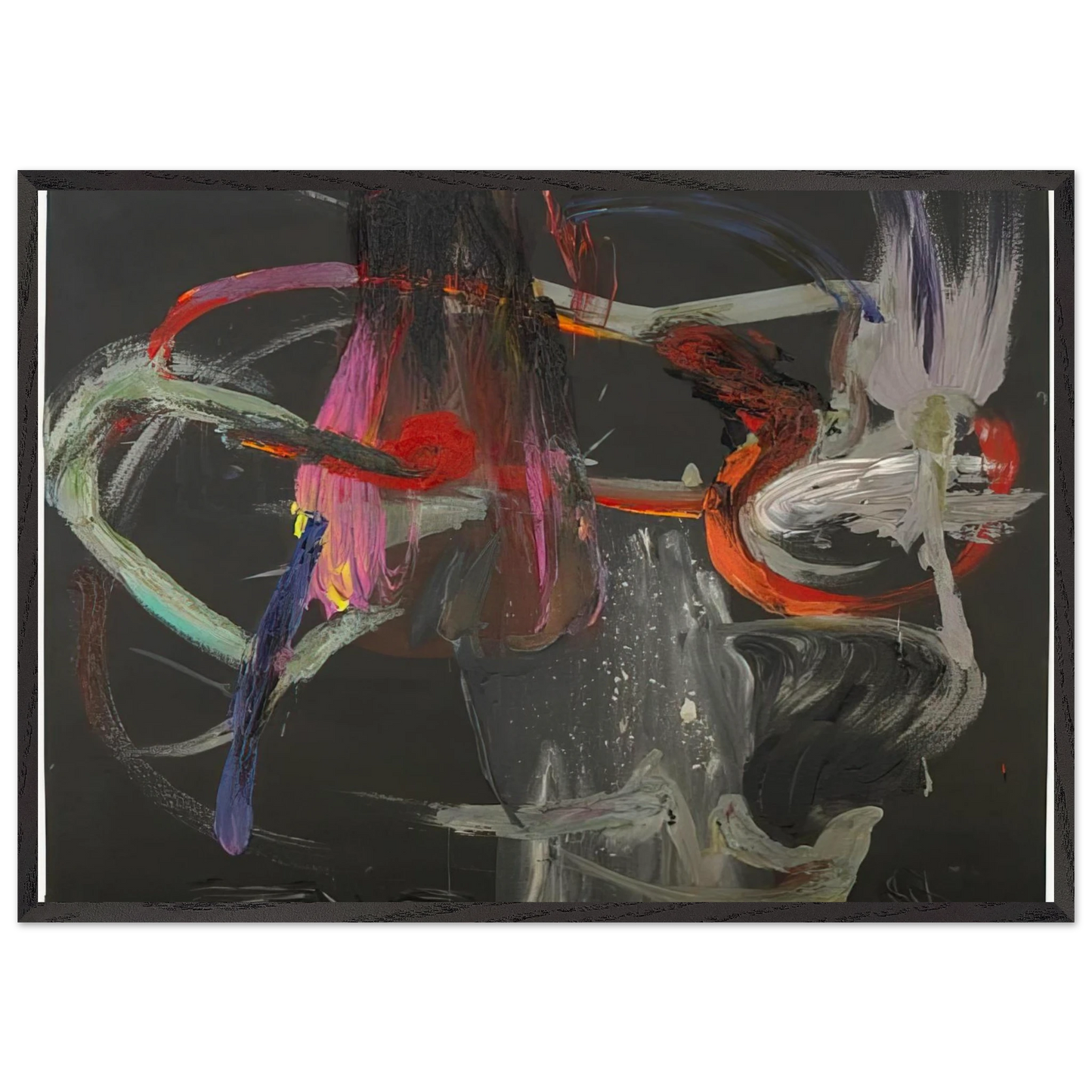 I Saw That 281 - 1984 - Stephen Mueller Framed Art Print – Black Wooden Frame - Default Title - -Framed Art Print