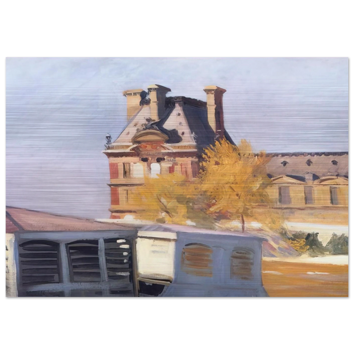 Le Pavillon de Flore - Edward Hopper Brushed Aluminum Print - 70x100 cm / 28x40 inches | Edward Hopper Aluminum Print | Edward Hopper Prints