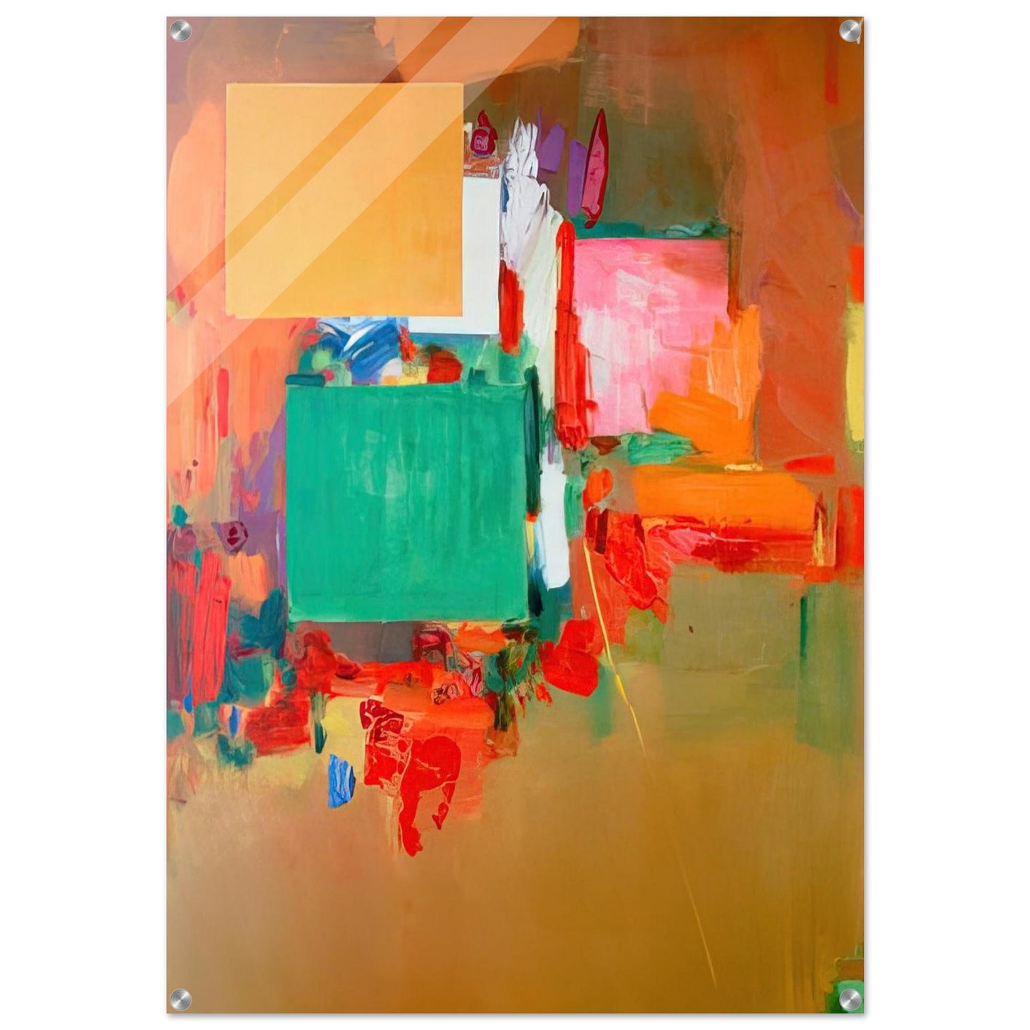 Song of the Nightingale - Hans Hofmann Acrylic Print - 70x100 cm / 28x40″ inches