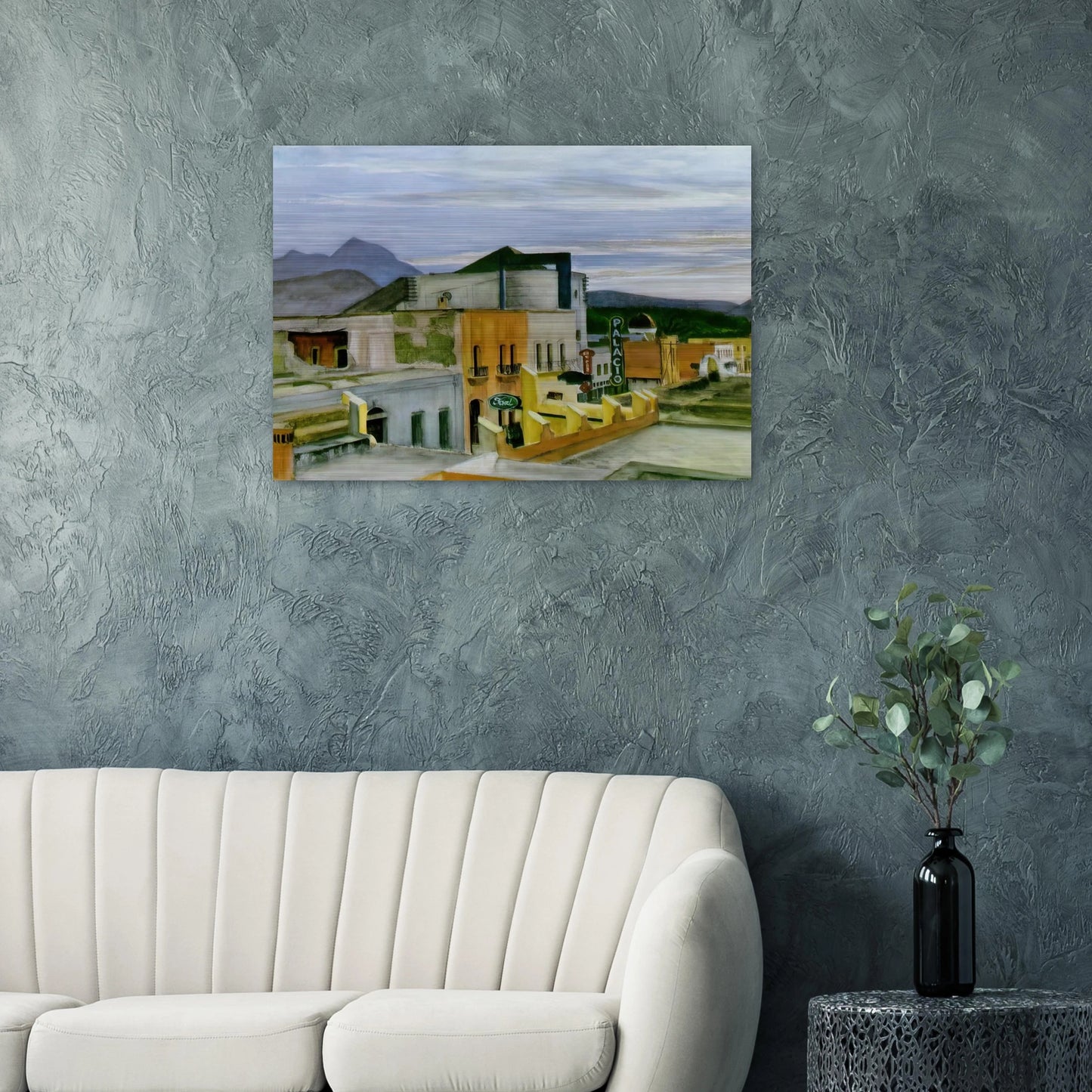 El Palacio - Edward Hopper Brushed Aluminum Print - 70x100 cm / 28x40 inches | Edward Hopper Aluminum Print | Edward Hopper Prints