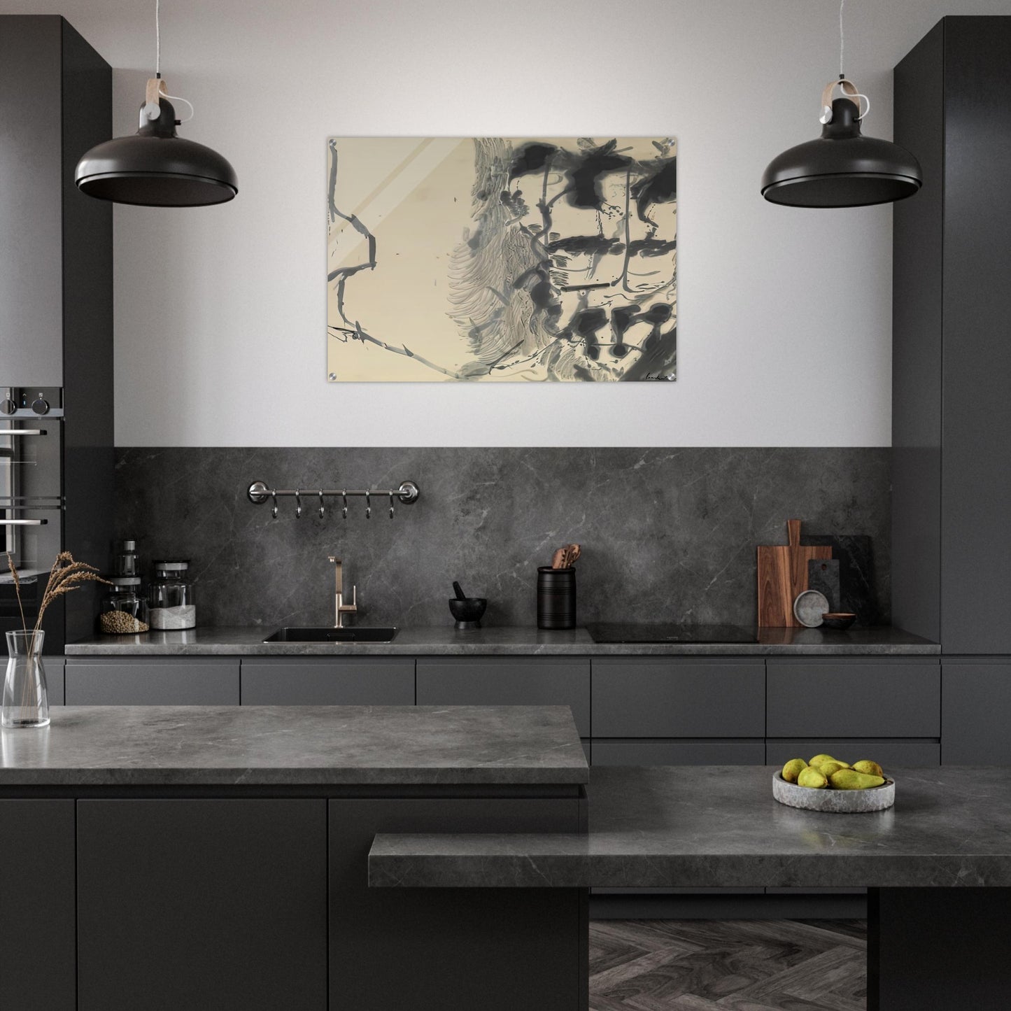 New York Bamboo, 1957- - Helen Frankenthaler Acrylic Print - 70x100 cm / 28x40″ inches