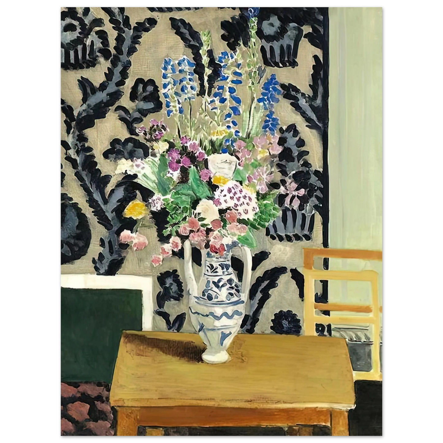 Henri Matisse - BOUQUET DE FLEURS POUR LE QUATORZE JUILLET 1919 Fine Art Poster - Default Title