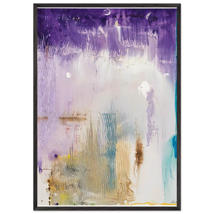 Magnet 1992- - Helen Frankenthaler 70x100 cm / 28x40 inches Framed Art Print – Black Wooden Frame