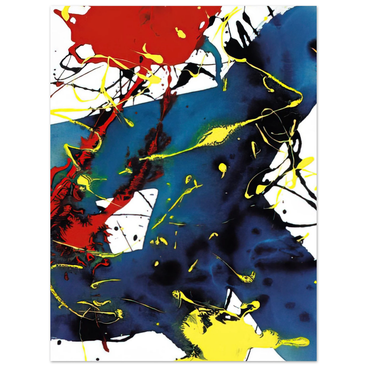 Sam Francis - Untitled SFP94-143 SFF 1813 Fine Art Poster - Default Title