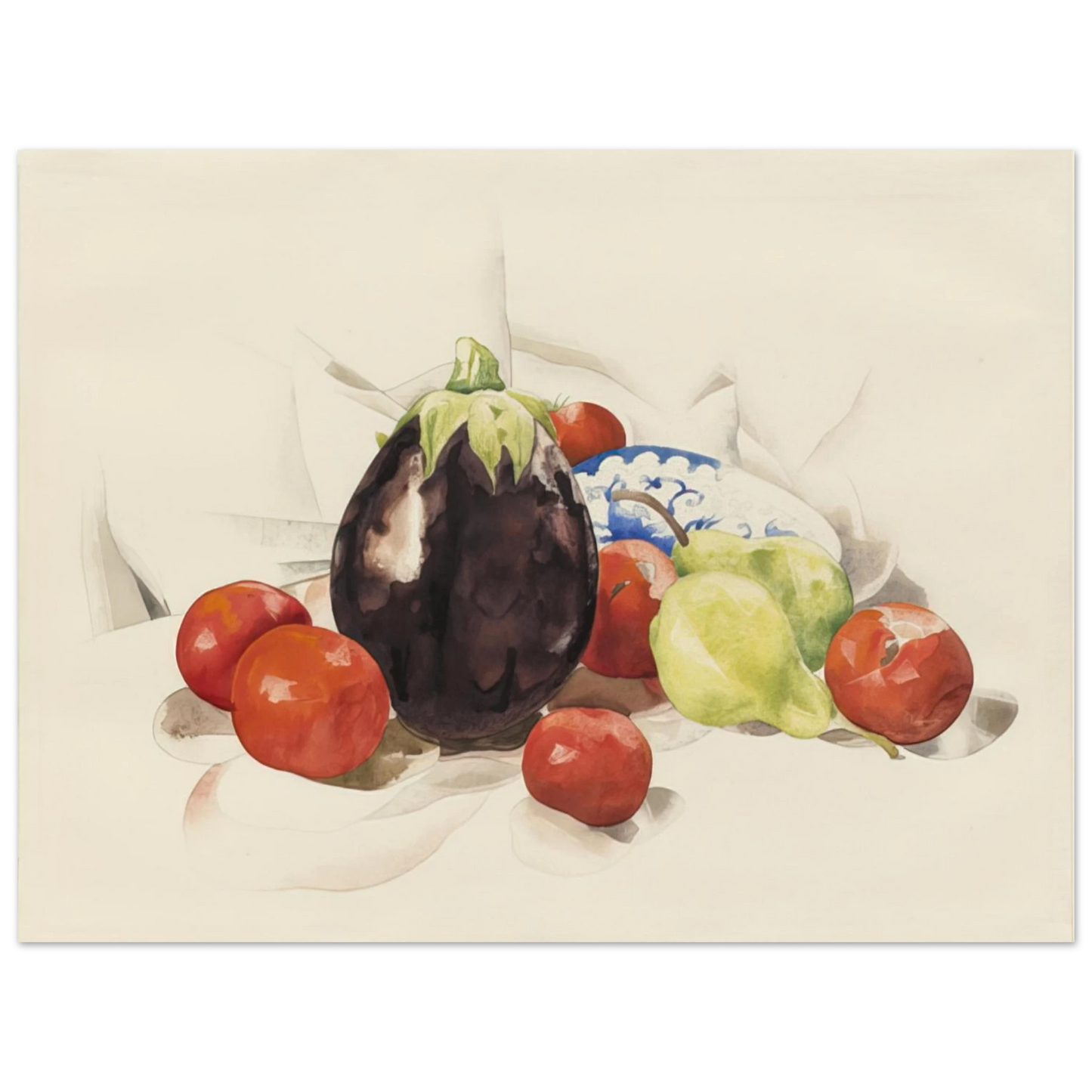 Charles Demuth - Eggplant and Tomatoes - 1926 Fine Art Poster - Default Title