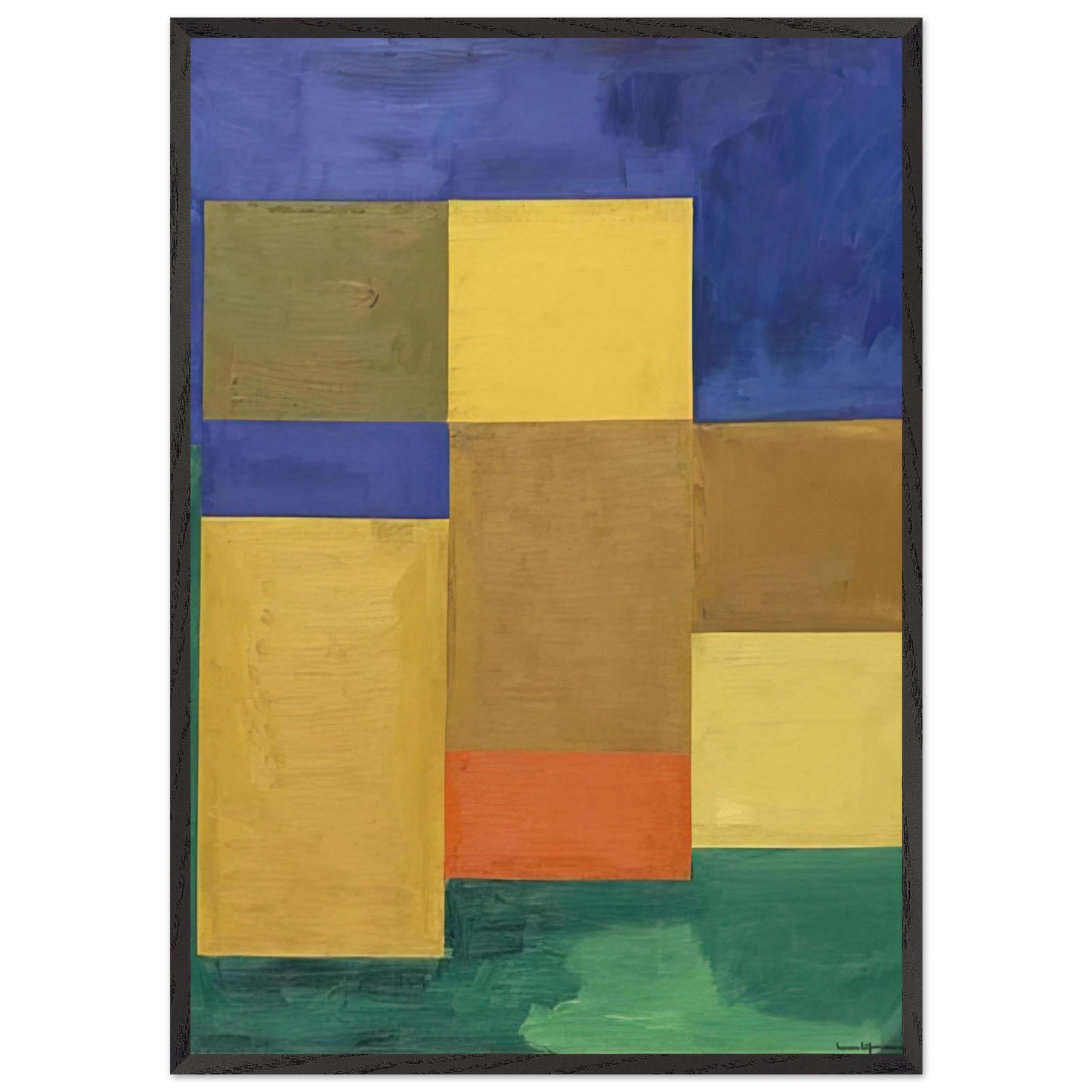 Silent Night - Hans Hofmann Framed Art Print – Black Wooden Frame - Default Title - -Framed Art Print