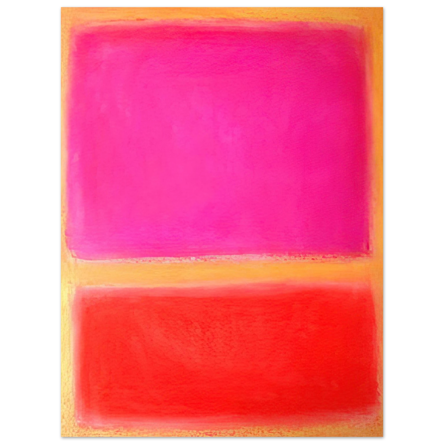 Mark Rothko - Untitled - Color Field Painting Wall Art - 21x29.7 cm / 8x12" - Fine Art Poster - -