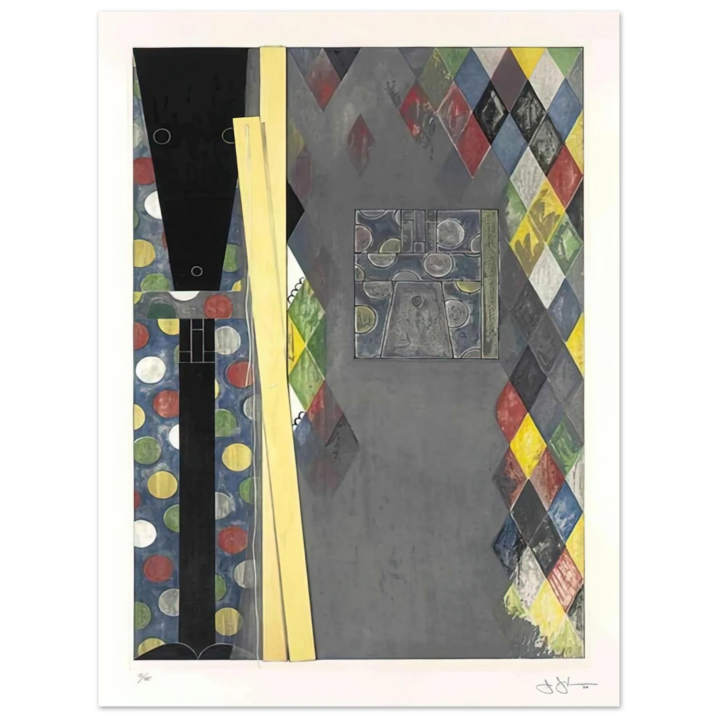 Jasper Johns - BUSHBABY 2004 Fine Art Poster - Default Title