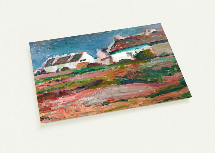 MAISONS A KERVILAHOUEN BELLE ILE 1896 By Henri Matisse Pack of 10 Post Cards | Henri Matisse Post Cards | A6 (10.5 x 14.8 cm) - 4.1 x 5.8 inches