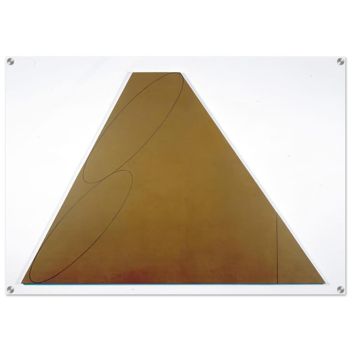 PLANE FIGURE III 1992 - Robert Mangold Acrylic Print - 70x100 cm / 28x40″ inches