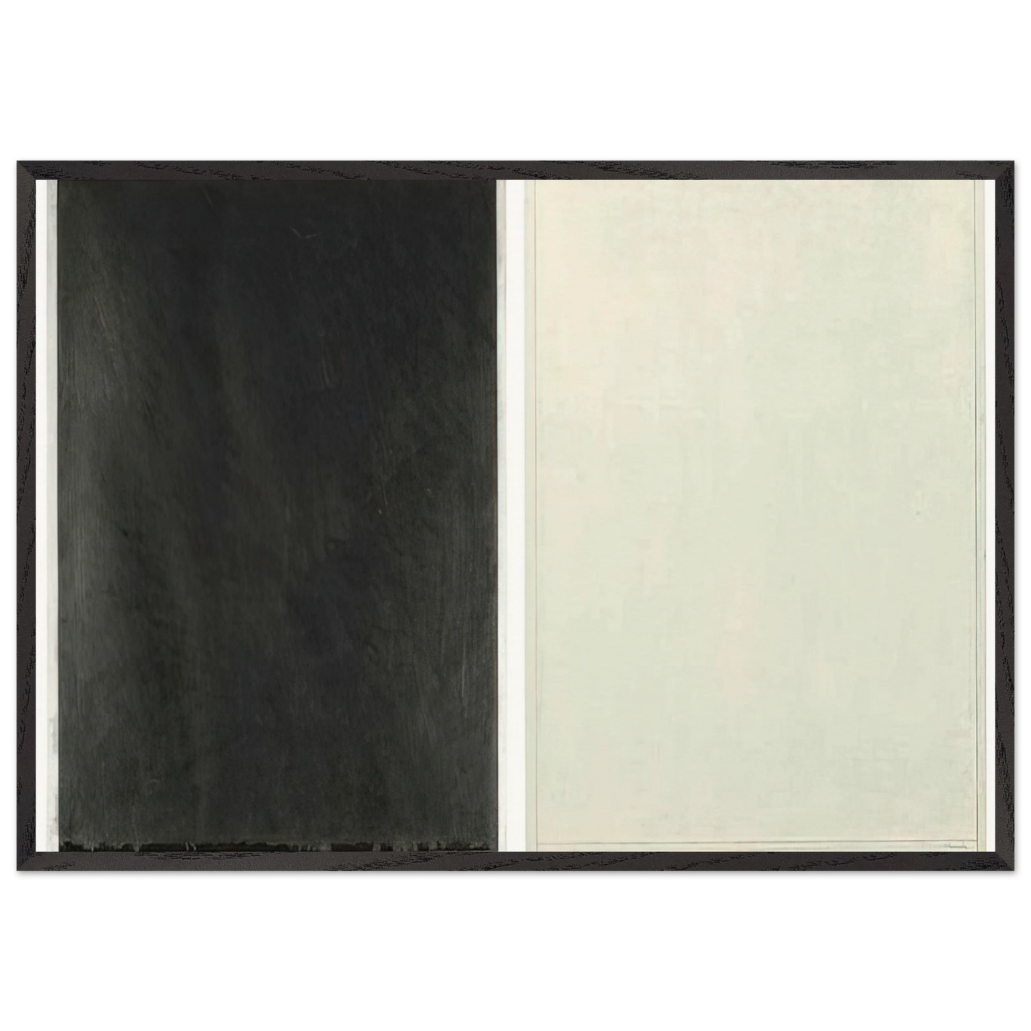 Untitled - 1966 N1 - Brice Marden 70x100 cm / 28x40 inches Framed Art Print – Black Wooden Frame