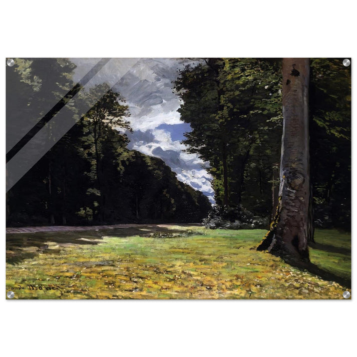 The Pave de Chailly in the Fontainbleau Forest - claude monet Acrylic Print - 70x100 cm / 28x40″ inches