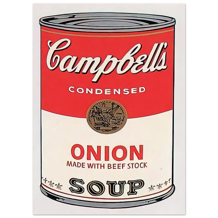 Andy Warhol - Campbell's Soup Can onion Fine Art Poster