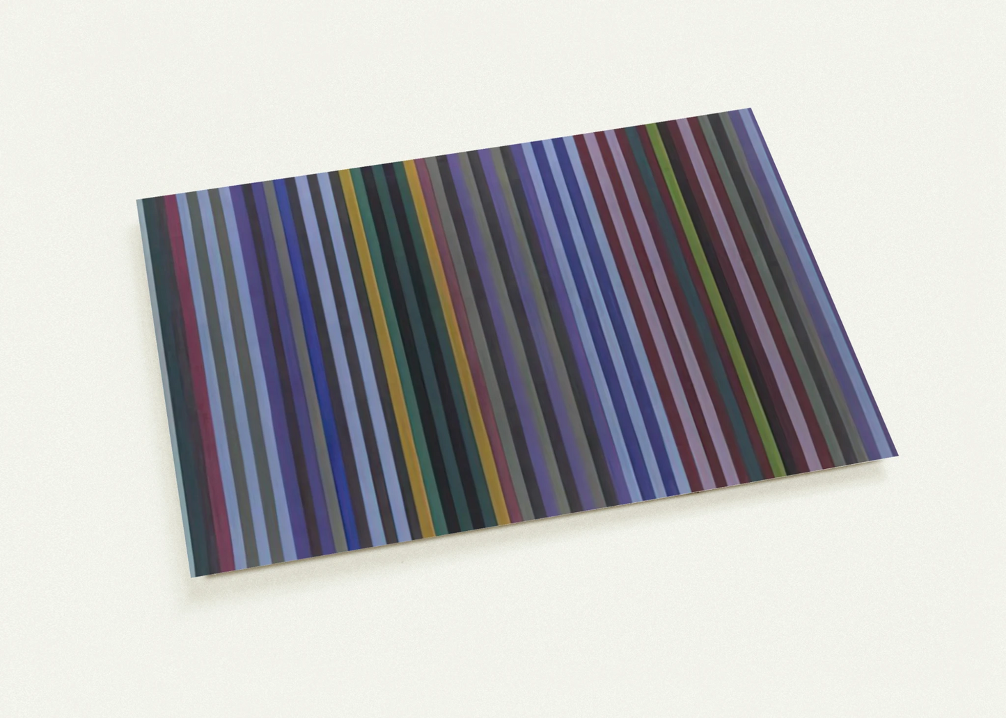 Mohawk - 1970 By Gene Davis Pack of 10 Post Cards | Gene Davis Post Cards | A6 (10.5 x 14.8 cm) - 4.1 x 5.8 inches