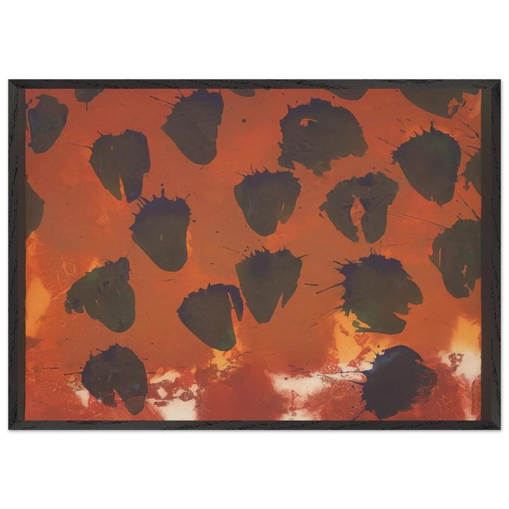 Venice Afternoon - 1995 - Howard Hodgkin 70x100 cm / 28x40 inches Framed Art Print – Black Wooden Frame