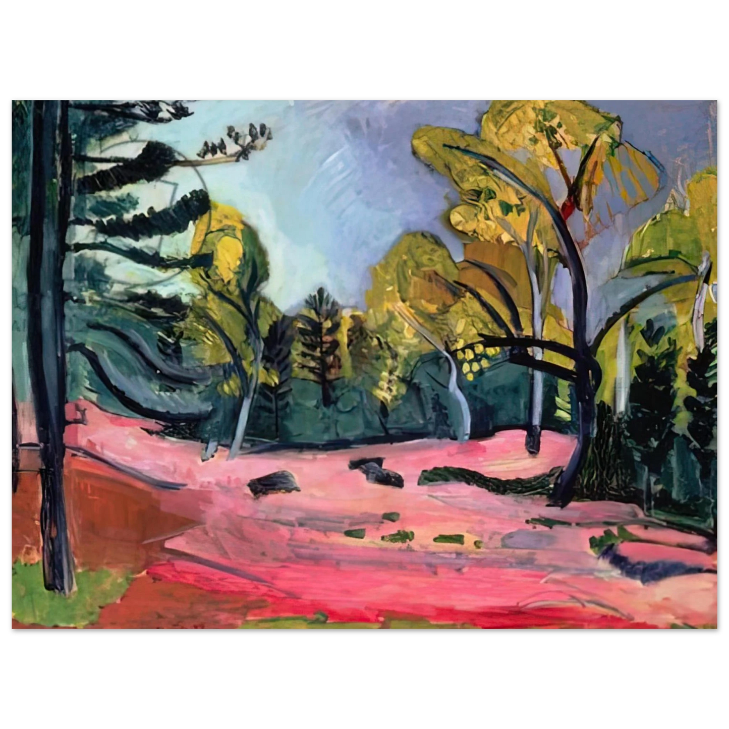 Henri Matisse - LANDSCAPE 1909 Fine Art Poster - Default Title