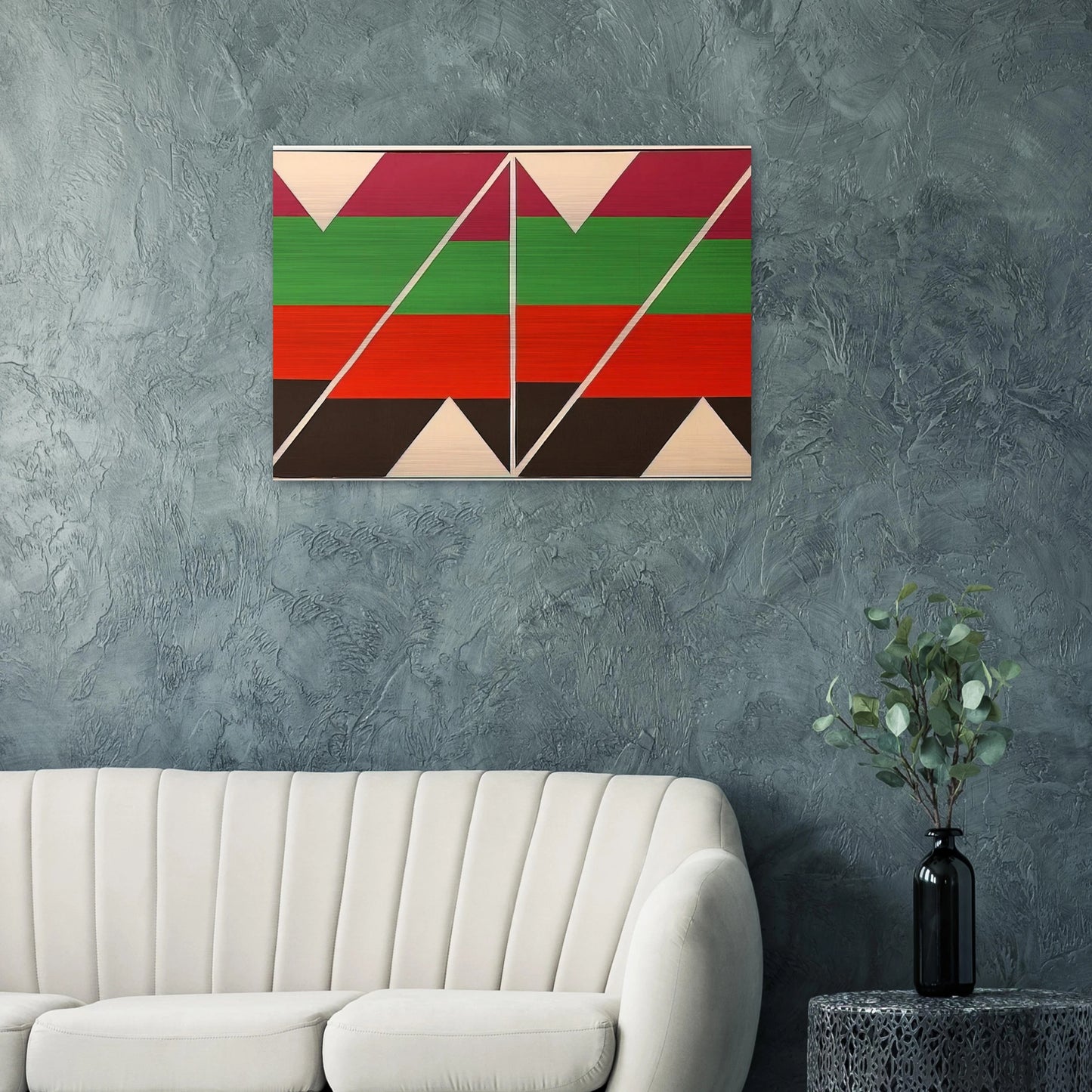 Scissors Jack - 1974 - Larry Zox Brushed Aluminum Print - 70x100 cm / 28x40 inches | Larry Zox Aluminum Print | Larry Zox Prints