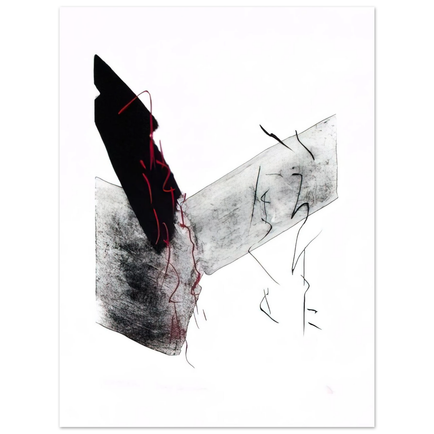 Toko Shinoda - Katachi - Abstract Expressionism Fine Art Poster - Default Title