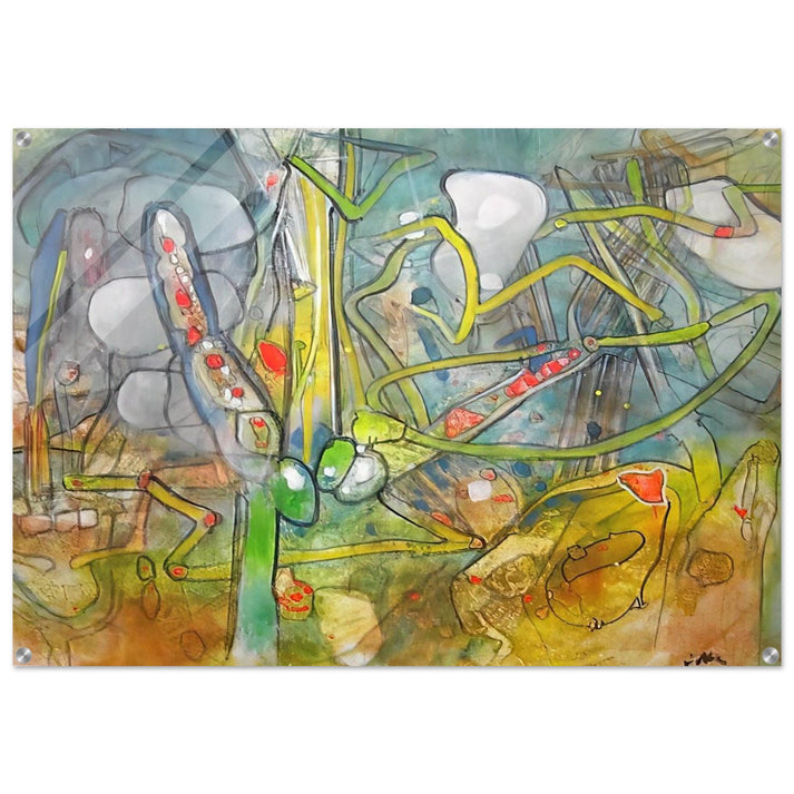 ATLAS DE MEDICATION - Roberto Matta Acrylic Print - 70x100 cm / 28x40″ inches | Roberto Matta Wall Art | Roberto Matta Prints