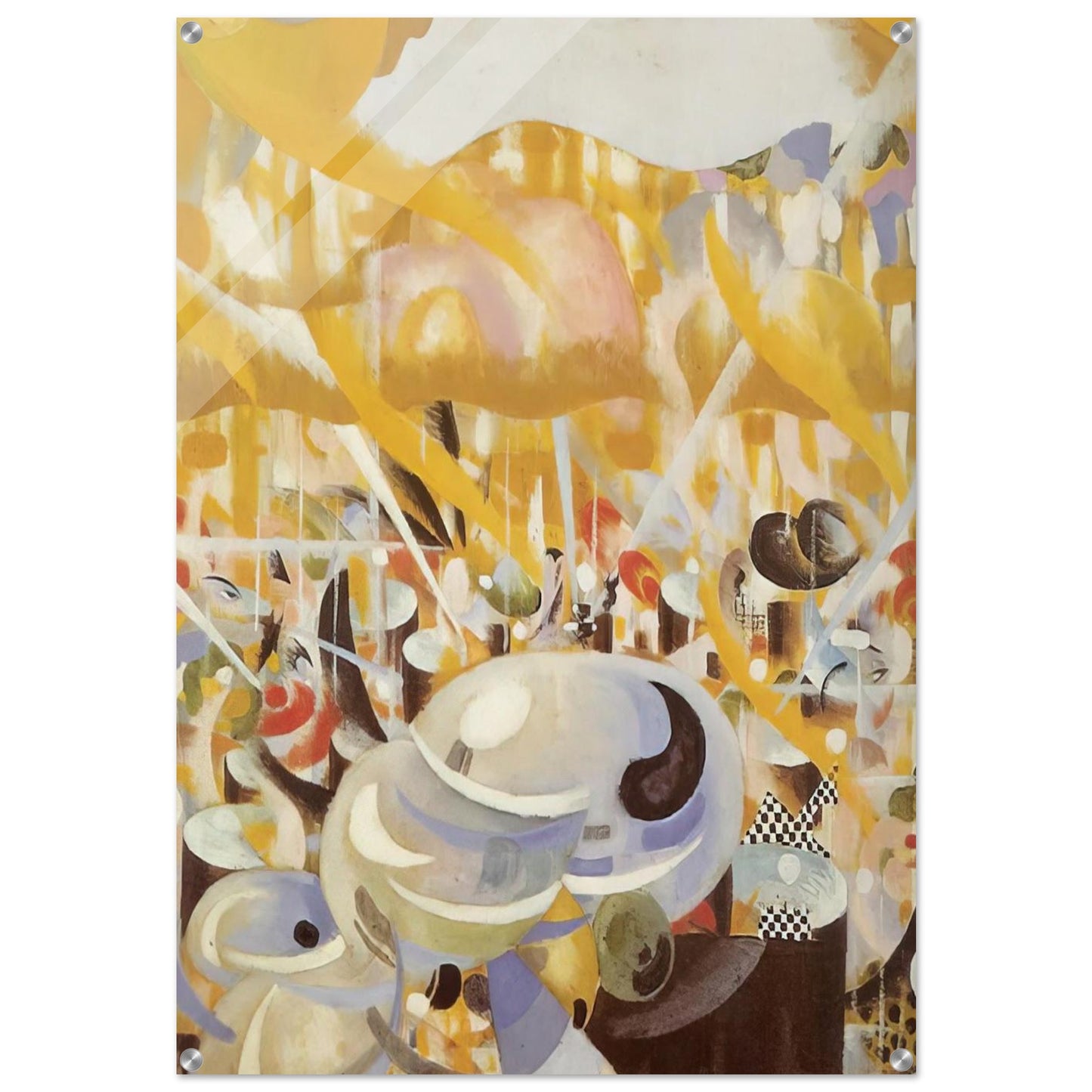 Five o'clock tea - 1917 - Julius Evola Acrylic Print - 70x100 cm / 28x40″ inches | Julius Evola Wall Art | Julius Evola Prints