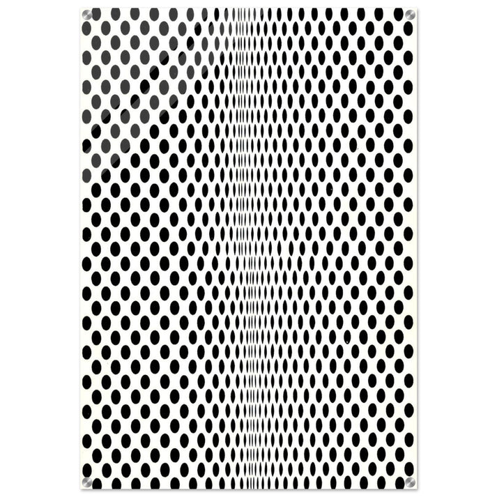 FISSION 1963 - Bridget Riley Acrylic Print - 70x100 cm / 28x40″ inches