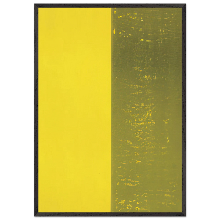 Canto Xll - Barnett Newman 70x100 cm / 28x40 inches Framed Art Print – Black Wooden Frame