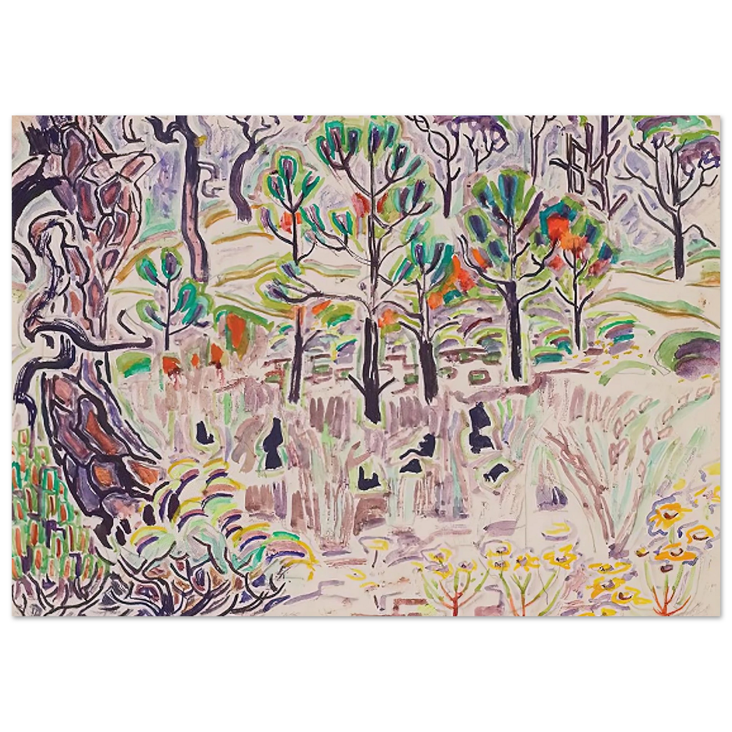 Walter Inglis Anderson - Walter Anderson Wall art - 20x25 cm / 8x10 Inches - Fine Art Poster - -