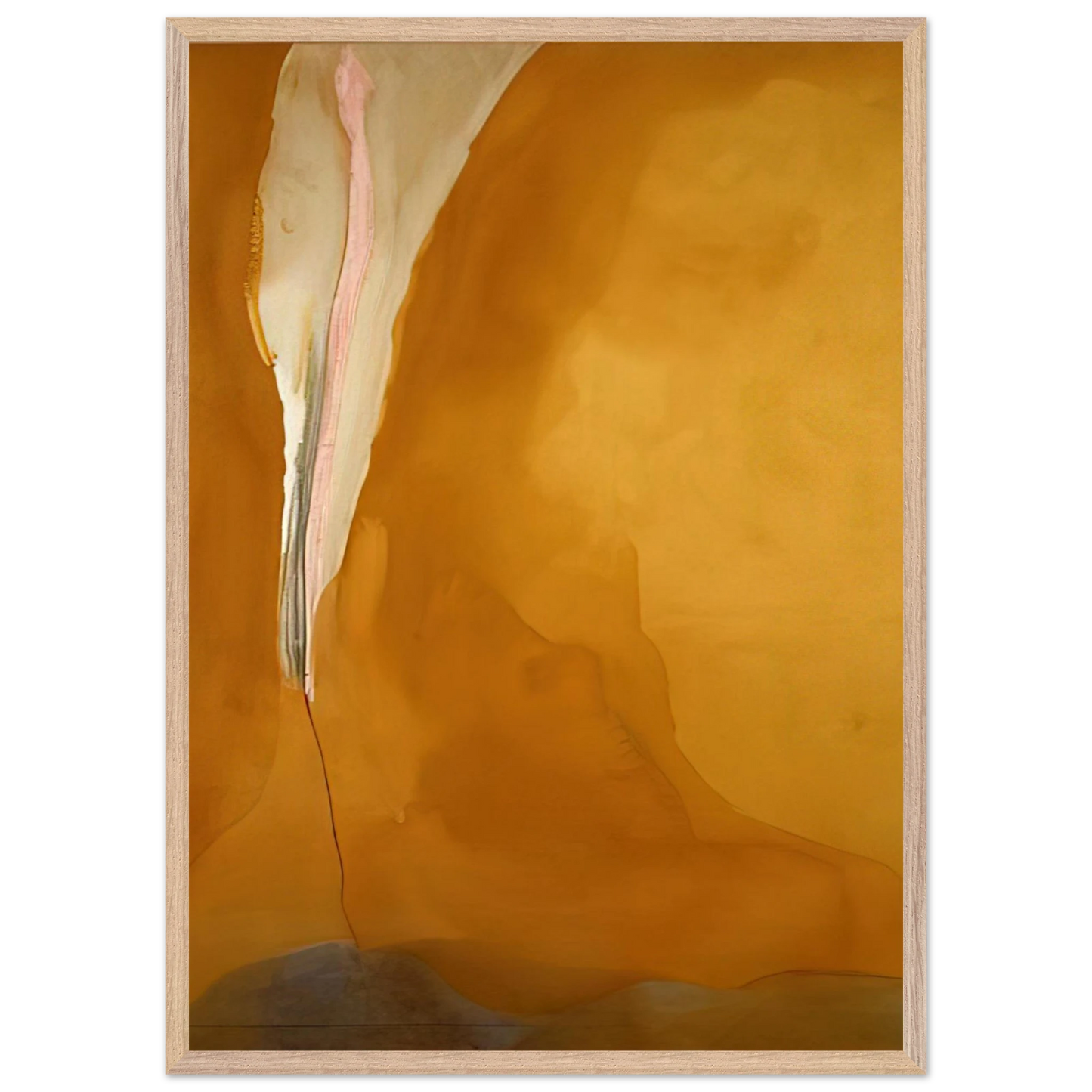 Helen Frankenthaler - Coral Wedge - 1972 Wall art - 20x50 cm / 8x20 inches - Fine Art Poster - -
