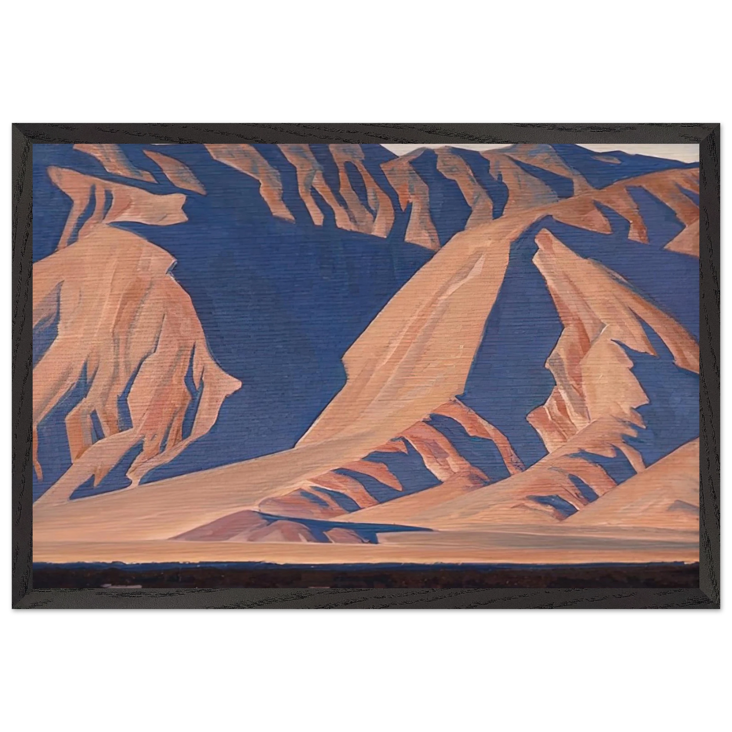 Maynard Dixon - INYO MOUNTAINS 1944 Wall art - 20x25 cm / 8x10 inches - Fine Art Poster-canvas - -