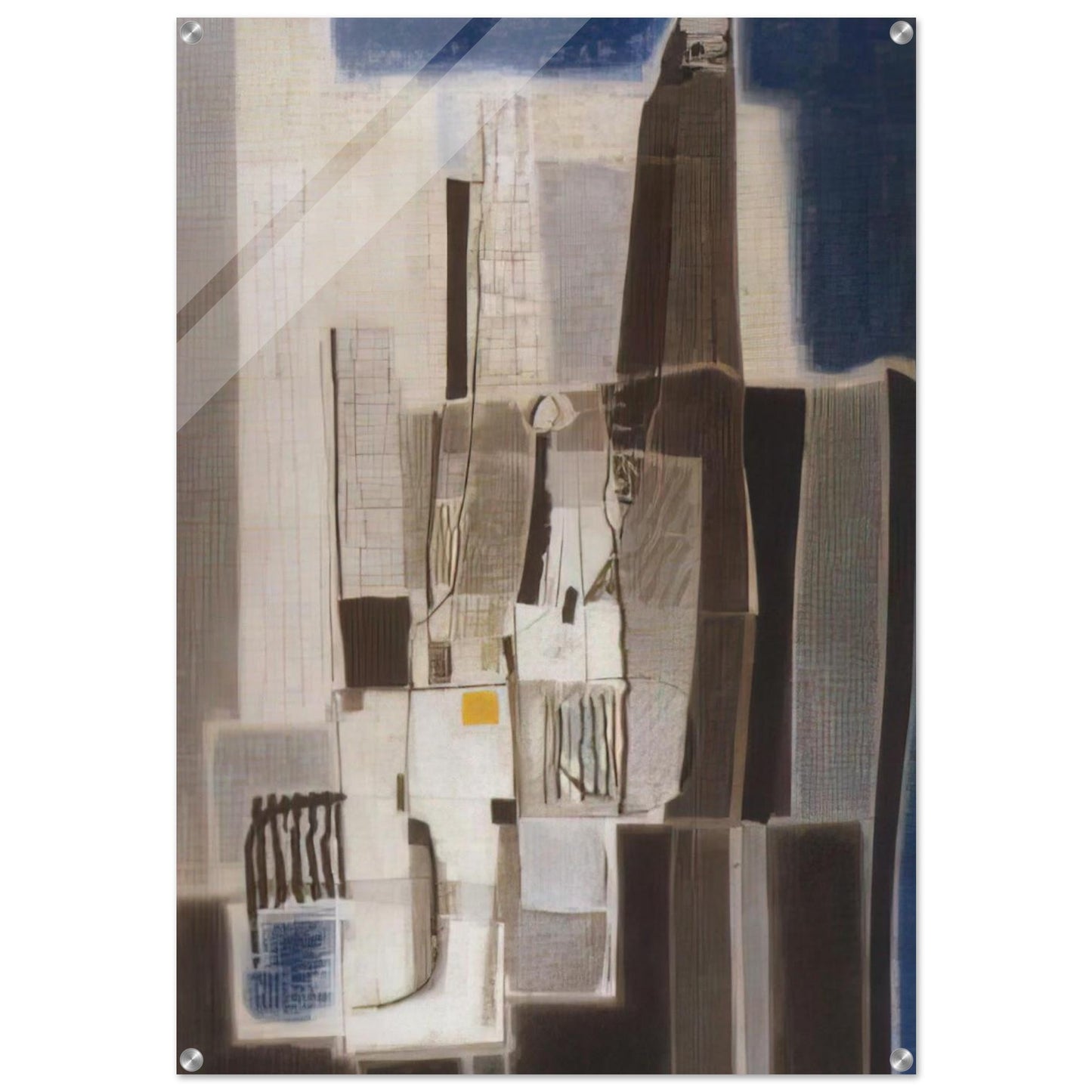 Architettura 1 - Art Informel - Bice Lazzari Acrylic Print - 70x100 cm / 28x40″ inches | Bice Lazzari Wall Art | Bice Lazzari Prints