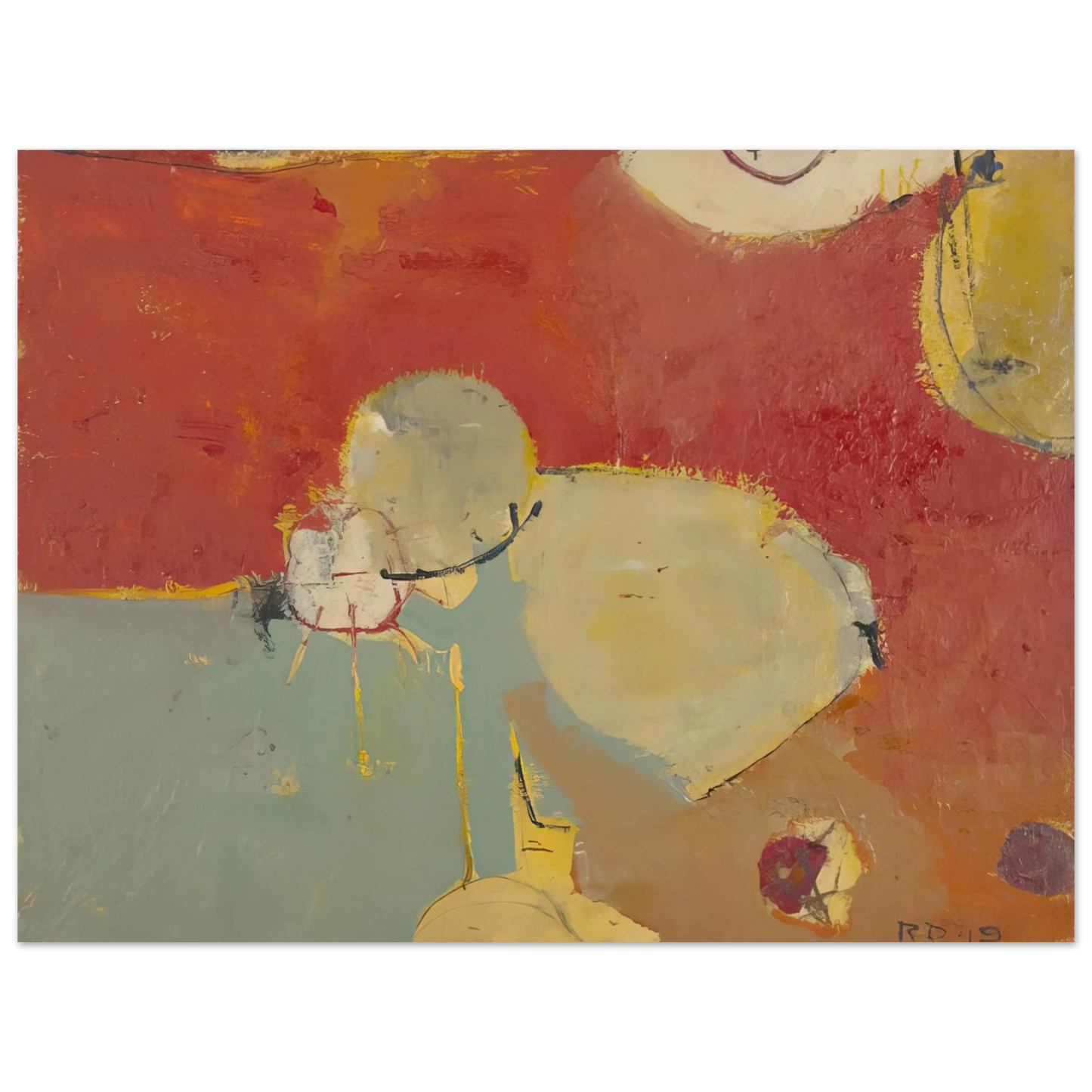 Richard Diebenkorn - Untitled #2 Sausalito Fine Art Poster - Default Title