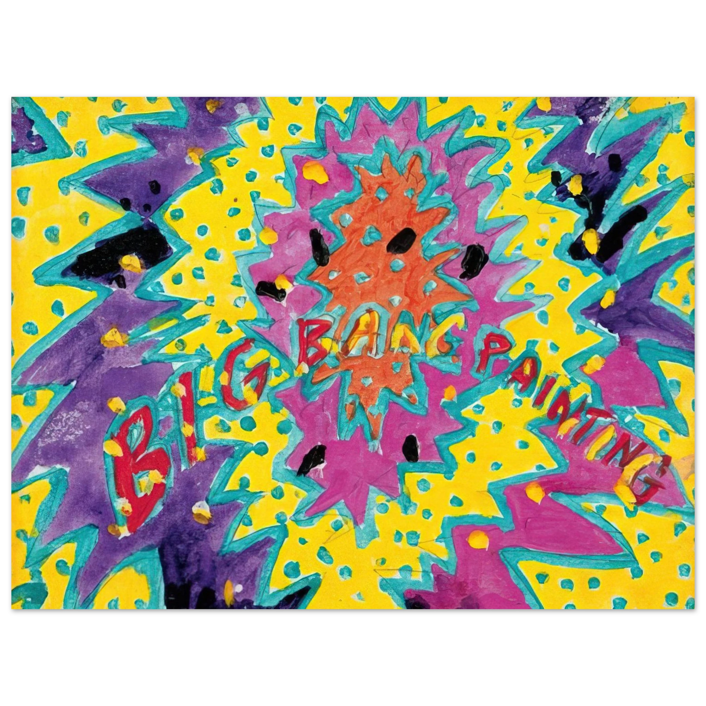 Paul Thek - Big Bang Painting - 1988 Fine Art Poster - Default Title