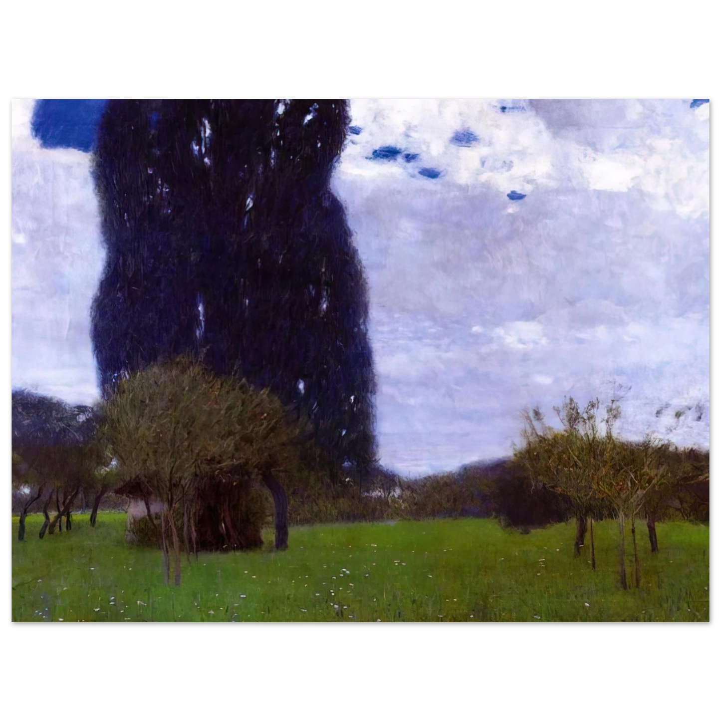 Gustav Klimt - THE TALL POPLAR TREES II Fine Art Poster - Default Title