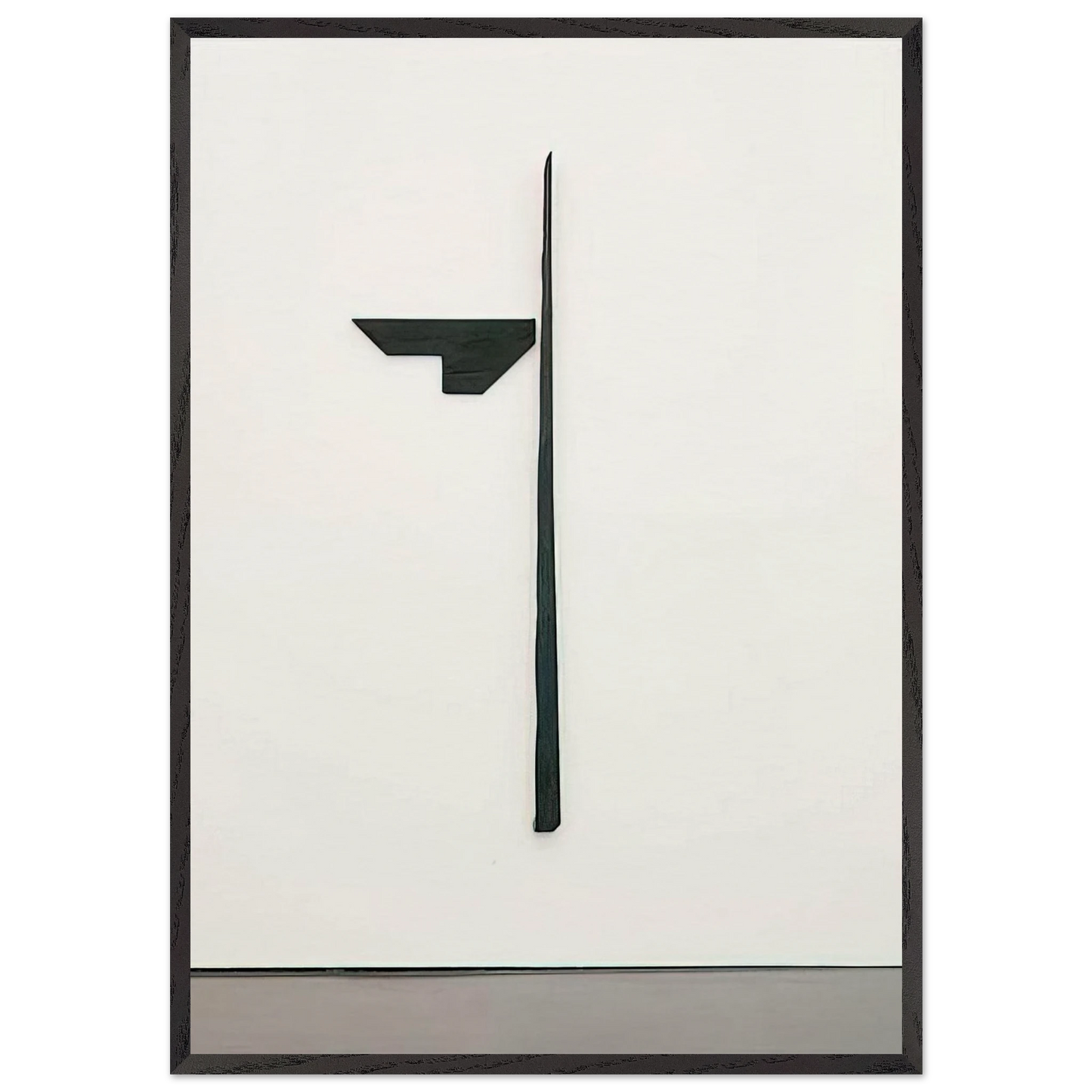 Butterfly II - 1969 - Blinky Palermo 70x100 cm / 28x40 inches Framed Art Print – Black Wooden Frame